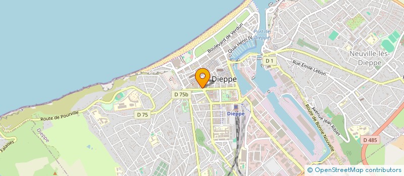 localisation de l'entreprise VILLA GABRIELLE  DIEPPE