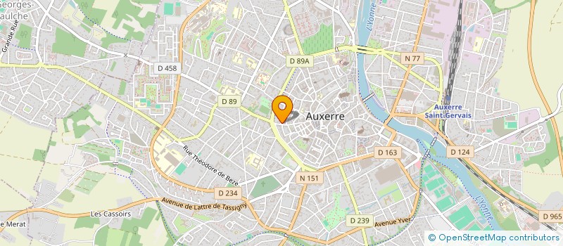 localisation de l'entreprise VILLA GAIA à AUXERRE