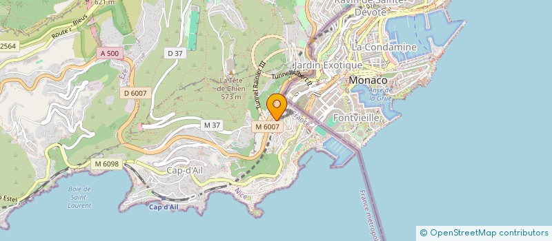 localisation de l'entreprise VILLA GARDENIA  CAP-D'AIL