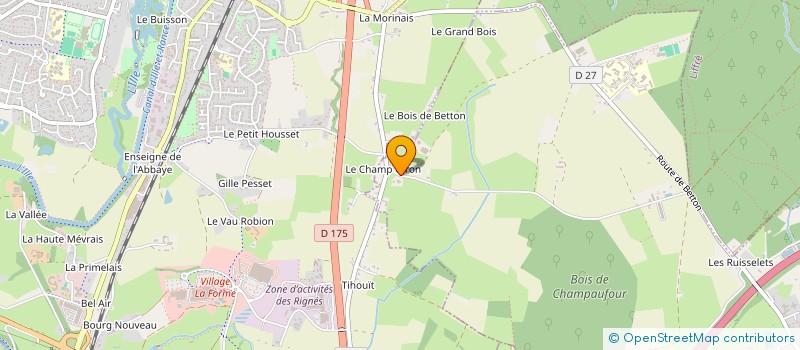 localisation de l'entreprise VILLA GIORGIA  THORIGNE FOUILLARD