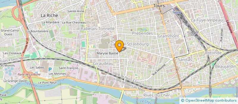 localisation de l'entreprise VILLA GIRAUDEAU  TOURS