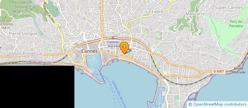 localisation de l'entreprise VILLA GRAZIA à CANNES