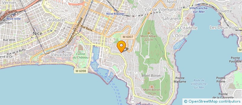 localisation de l'entreprise VILLA HELIOS à NICE