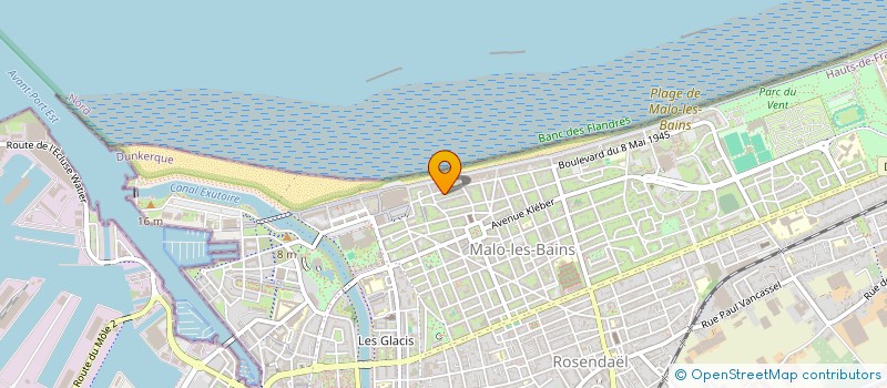 localisation de l'entreprise VILLA HELOISE à DUNKERQUE