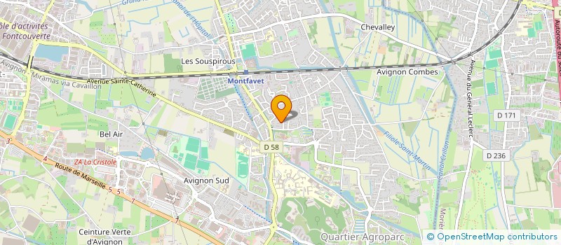 localisation de l'entreprise VILLA HERMINE  AVIGNON
