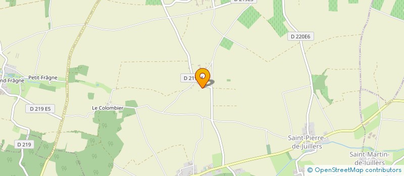 localisation de l'entreprise VILLA HIRONDELLES  SAINT-PIERRE-DE-JUILLERS