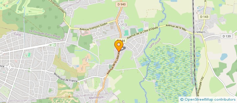 localisation de l'entreprise VILLA HOLIDAY 2009  CUCQ