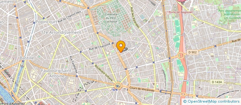 localisation de l'entreprise VILLA IMMO à PARIS