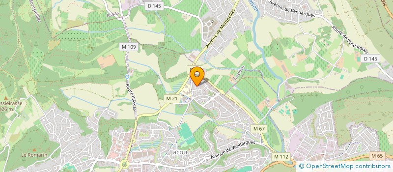 localisation de l'entreprise VILLA JACOU DOMBRET-ALLIOT à JACOU