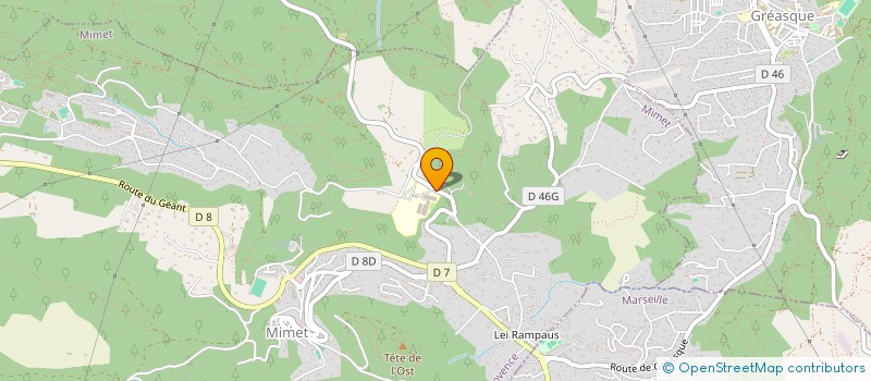 localisation de l'entreprise VILLA JEAN CASALONGA  MIMET