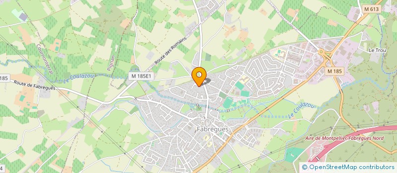localisation de l'entreprise VILLA JEANNE  FABREGUES