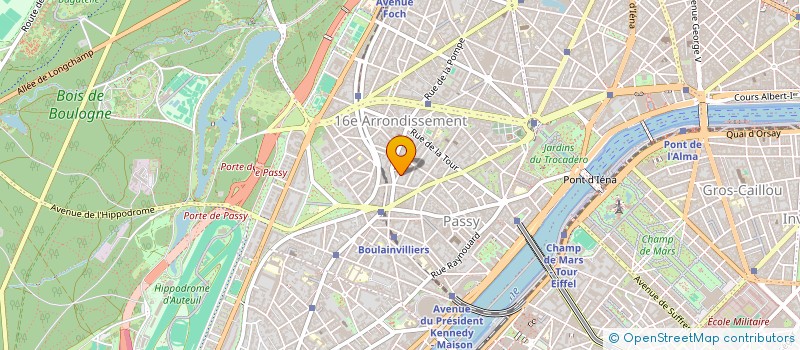 localisation de l'entreprise VILLA JULES JANIN CH MEUBLEE99 à PARIS