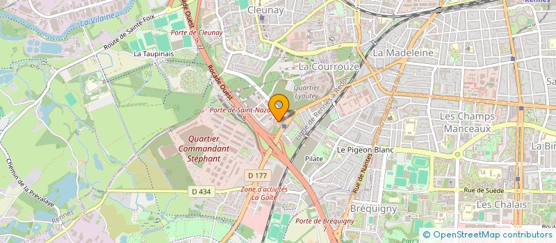 localisation de l'entreprise VILLA KERNEVEL à SAINT-JACQUES-DE-LA-LANDE