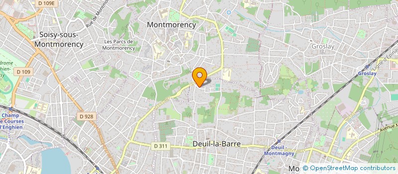 localisation de l'entreprise VILLA L'OCCITANE  DEUIL LA BARRE