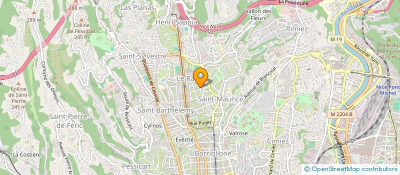 localisation de l'entreprise VILLA L'OLIVIER à NICE