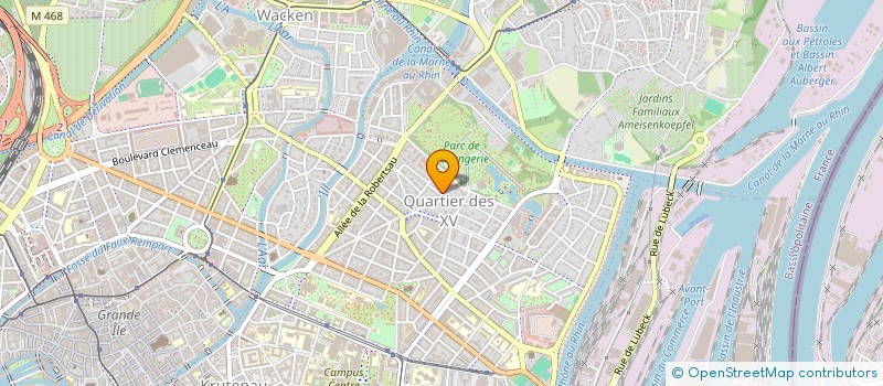 localisation de l'entreprise VILLA LA FLORANGERIE à STRASBOURG
