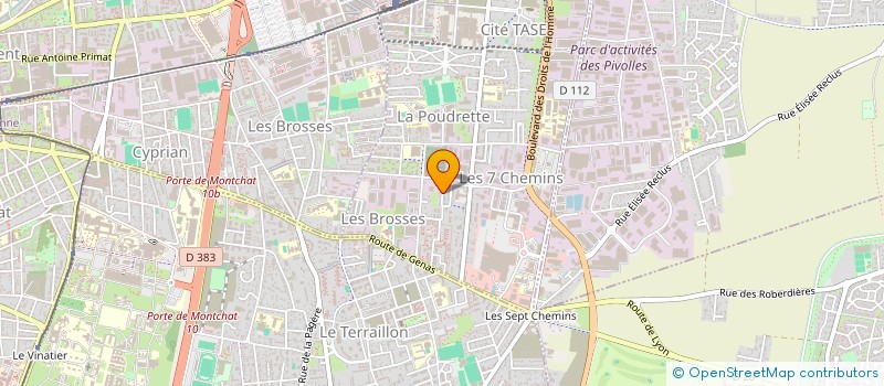 localisation de l'entreprise VILLA LA PARENTHESE  VAULX-EN-VELIN