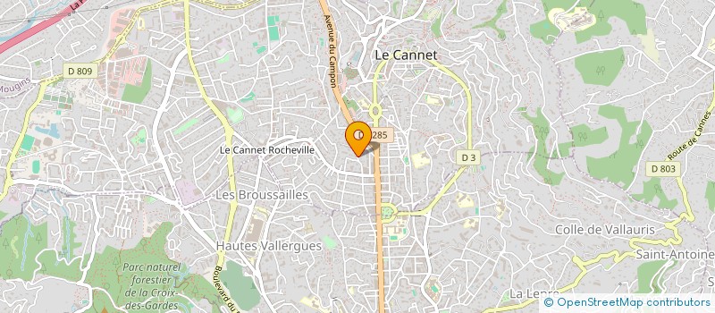localisation de l'entreprise VILLA LA PROVENCALE à ANTIBES