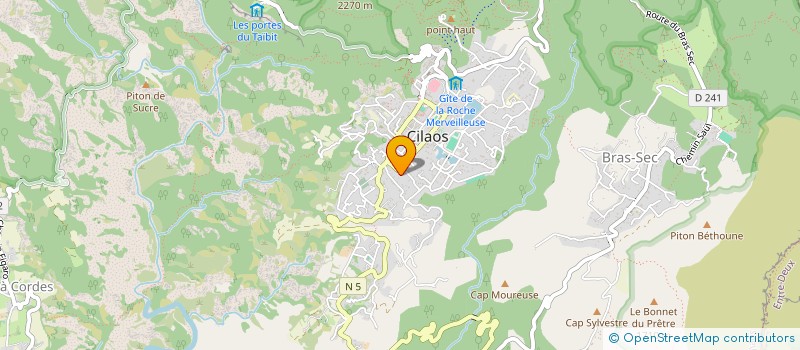 localisation de l'entreprise VILLA LA THEBAIDE à CILAOS