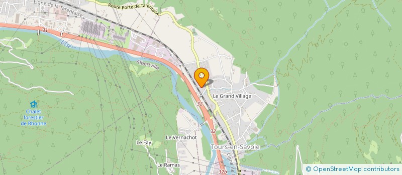 localisation de l'entreprise VILLA LA TOUR  TOURS-EN-SAVOIE