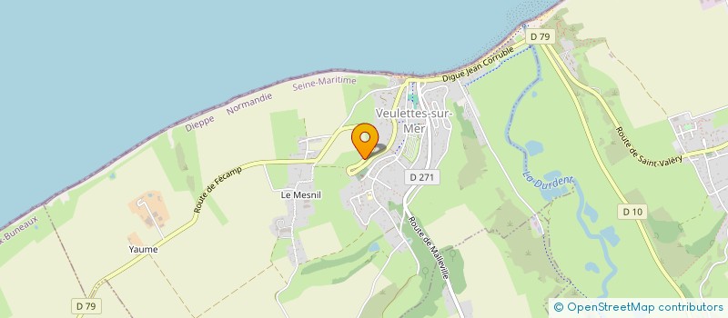 localisation de l'entreprise VILLA LA VEULETTE  VEULETTES-SUR-MER