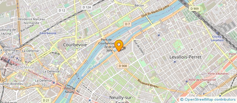 localisation de l'entreprise VILLA LABROUSTE à NEUILLY-SUR-SEINE