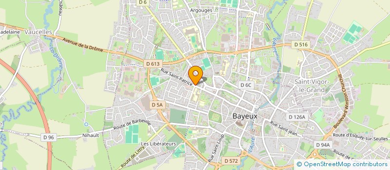 localisation de l'entreprise VILLA LARA  BAYEUX