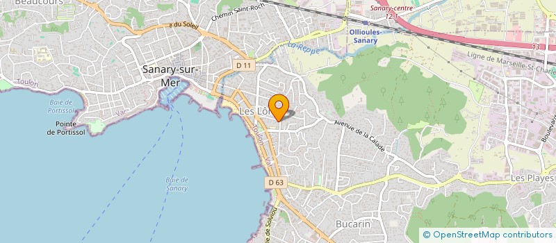 localisation de l'entreprise VILLA LATINE à SIX-FOURS-LES-PLAGES