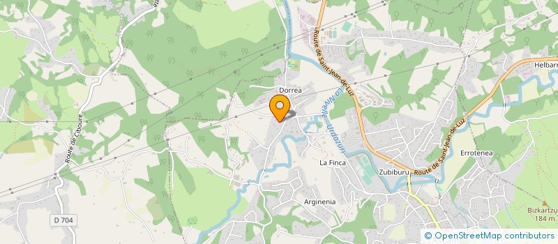 localisation de l'entreprise VILLA LAURA  CIBOURE