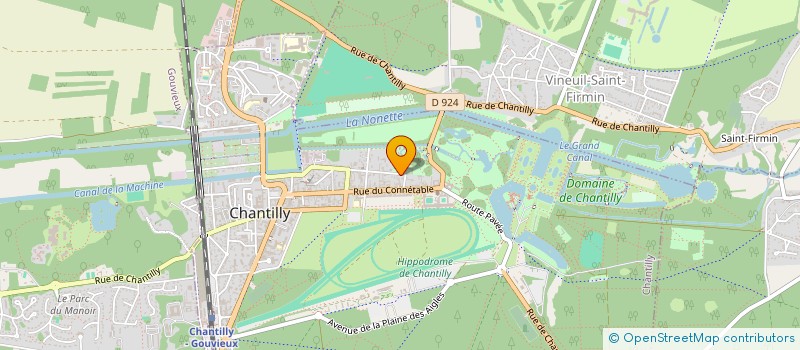 localisation de l'entreprise VILLA LE BAILLI  CHANTILLY