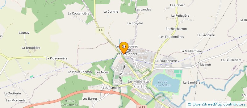 localisation de l'entreprise VILLA LES COUDRIERS à SAINT-AUBIN-D'APPENAI