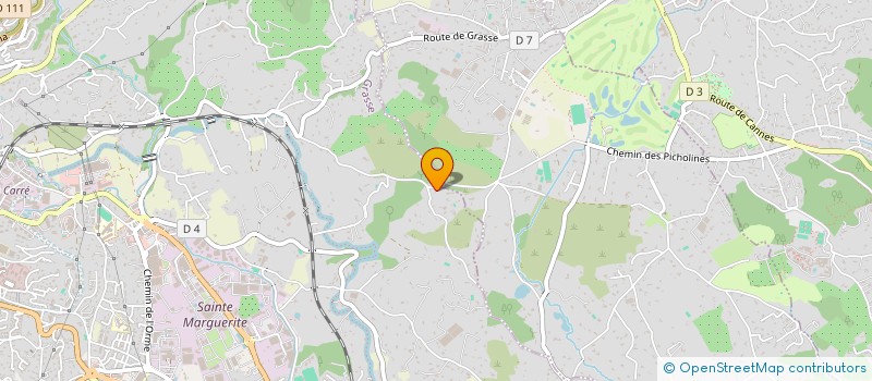 localisation de l'entreprise VILLA LES PARETTES  GRASSE