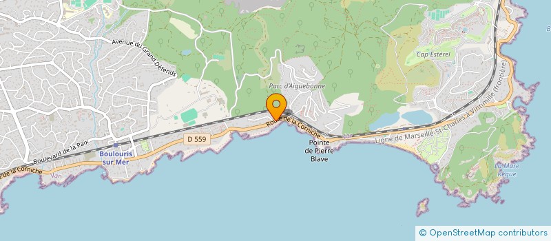 localisation de l'entreprise VILLA LES RIVES D'OR à SAINT-RAPHAEL