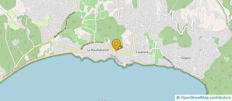 localisation de l'entreprise VILLA LES TROIS ILES  LA CROIX-VALMER