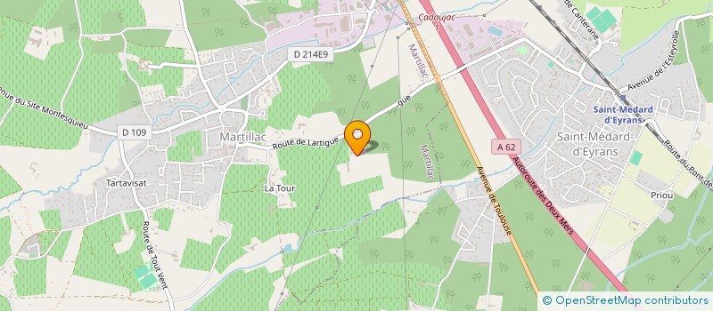 localisation de l'entreprise VILLA LISKA  MARTILLAC