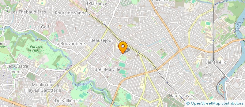 localisation de l'entreprise VILLA LONGCHAMP à NANTES