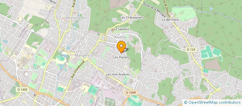 localisation de l'entreprise VILLA LOUISE  MARGENCY