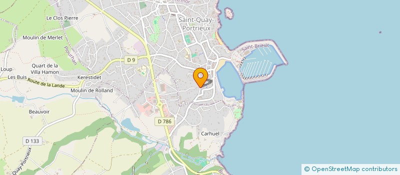 localisation de l'entreprise VILLA LOUISE  SAINT-QUAY-PORTRIEUX