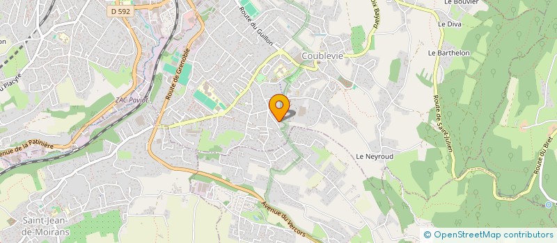 localisation de l'entreprise VILLA LUCIENNE  COUBLEVIE