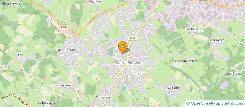 localisation de l'entreprise VILLA MAG ANDALOUSE à SAINTE-SIGOLENE