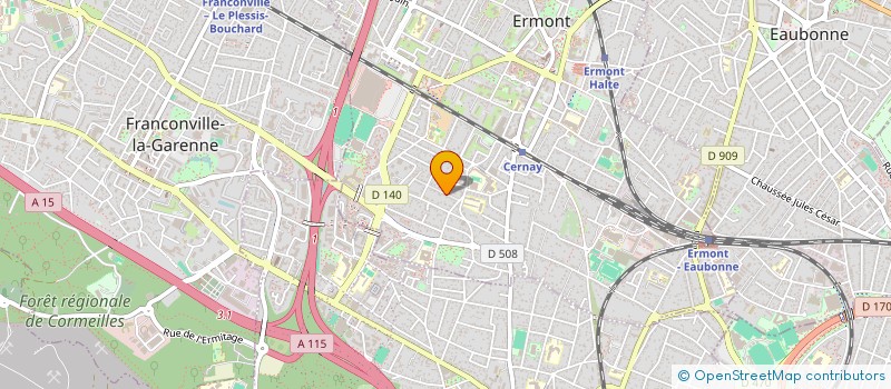 localisation de l'entreprise VILLA MANUEL à ERMONT
