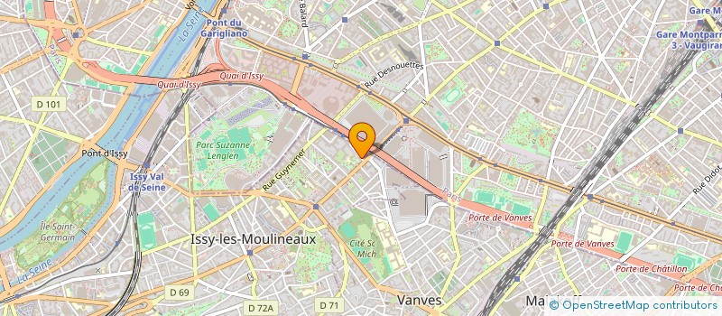 localisation de l'entreprise VILLA MARGUERITE à ISSY-LES-MOULINEAUX