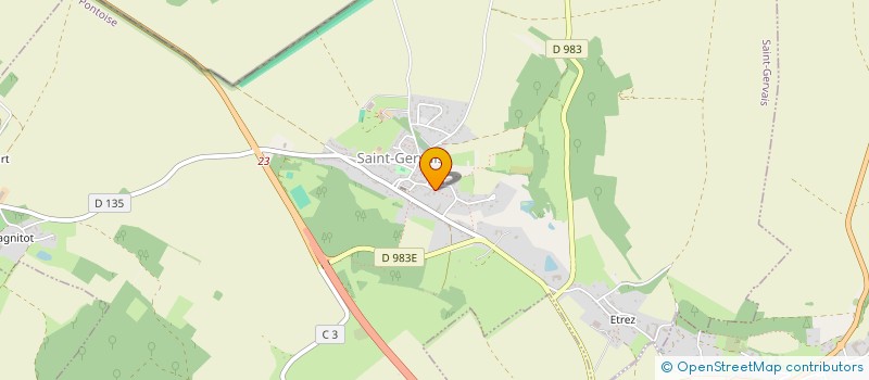 localisation de l'entreprise VILLA MARGUERITE  SAINT-GERVAIS