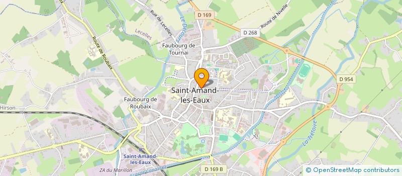 localisation de l'entreprise VILLA MARGUERITE  SAINT-AMAND-LES-EAUX