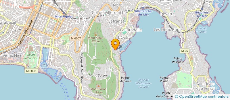 localisation de l'entreprise VILLA MARIANNE à VILLEFRANCHE-SUR-MER