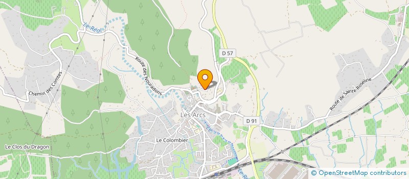 localisation de l'entreprise VILLA MARIE à LES ARCS