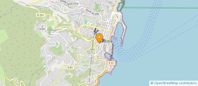 localisation de l'entreprise VILLA MARIE à BASTIA