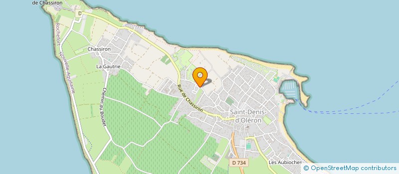 localisation de l'entreprise VILLA MARIN  SAINT-DENIS-D'OLERON