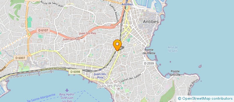 localisation de l'entreprise VILLA MARTELLY à ANTIBES