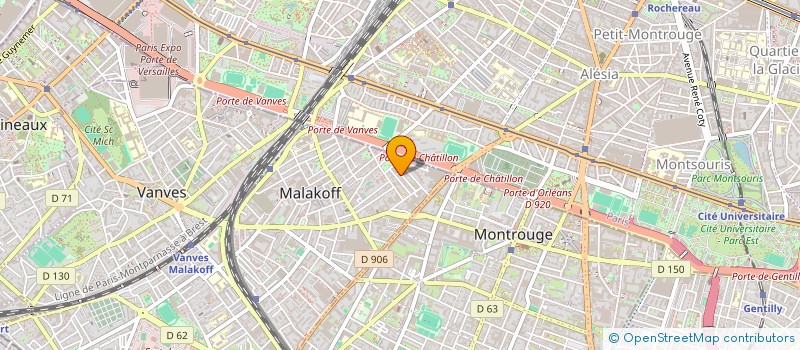 localisation de l'entreprise VILLA MARTHE  MALAKOFF